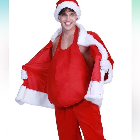 EraSpooky Santa Claus Belly Accessory Fake Padded Belly Halloween Christmas Fun - Picture 5 of 11